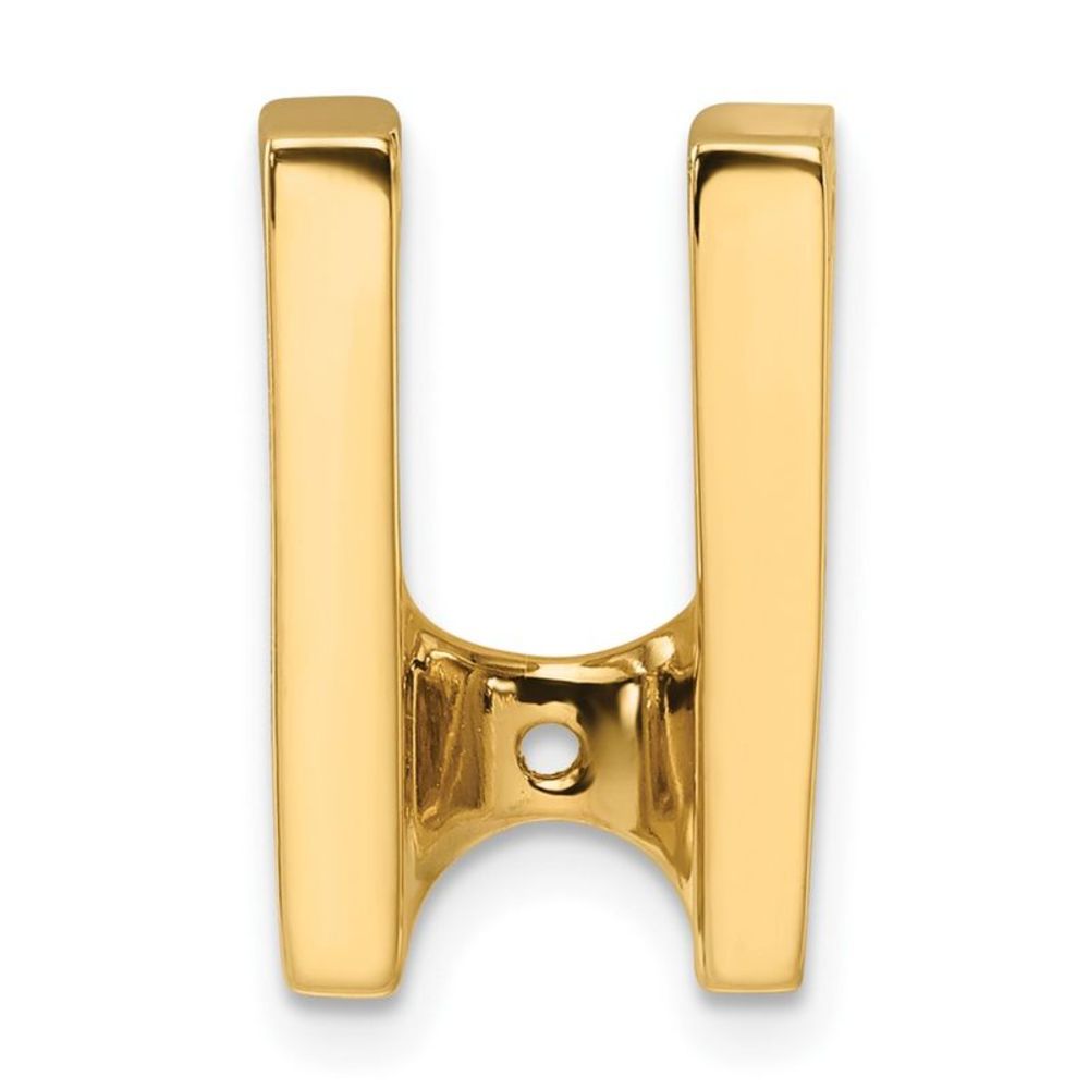14k Holds 6mm Stone, Slide